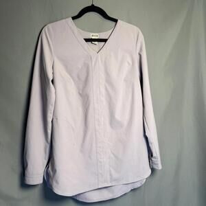 Duluth Trading Women's XS Nonstop Trading Woven Tunic Top Purple Mauve Outdoor